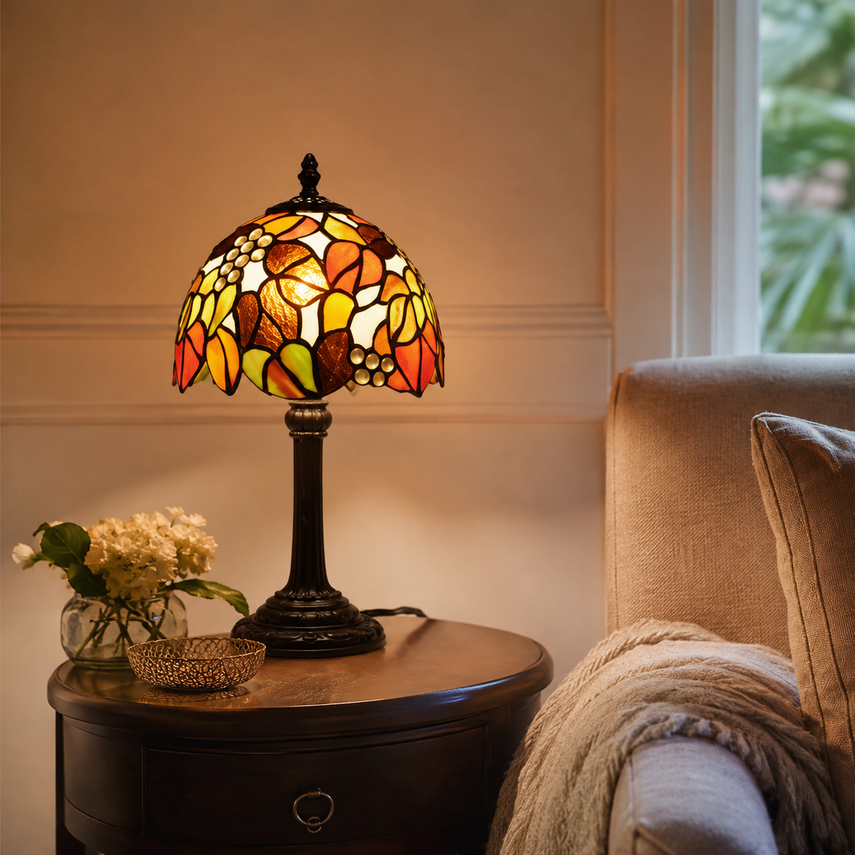Lampe de chevet d’Automne
