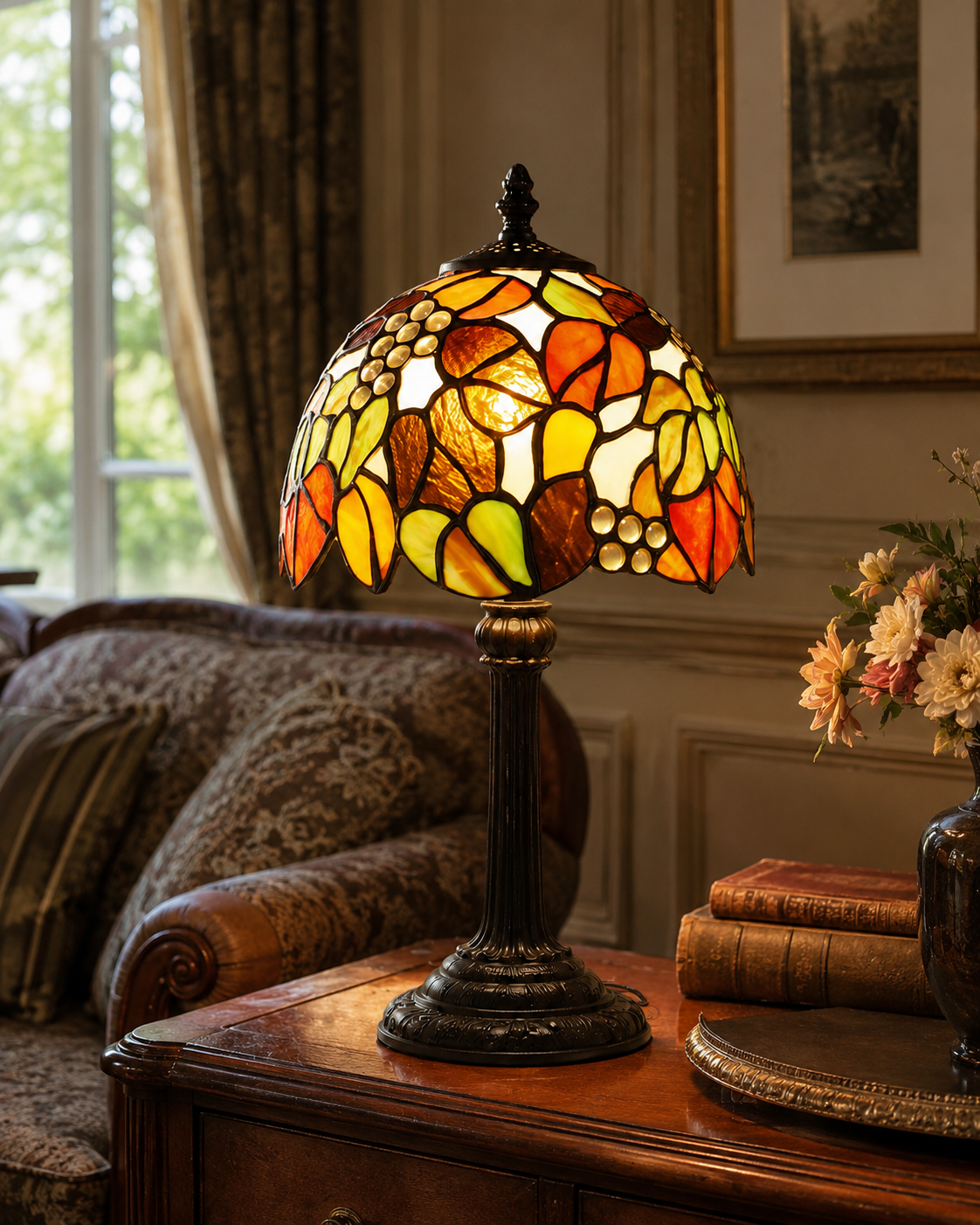 Lampe de chevet d’Automne