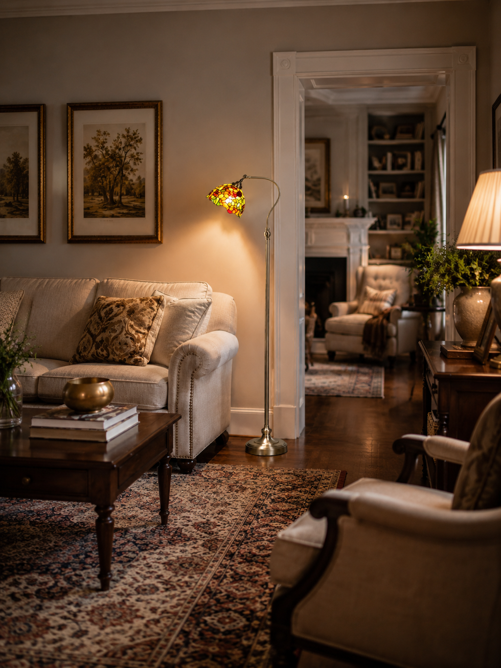 Lampe sur pied d'Automne