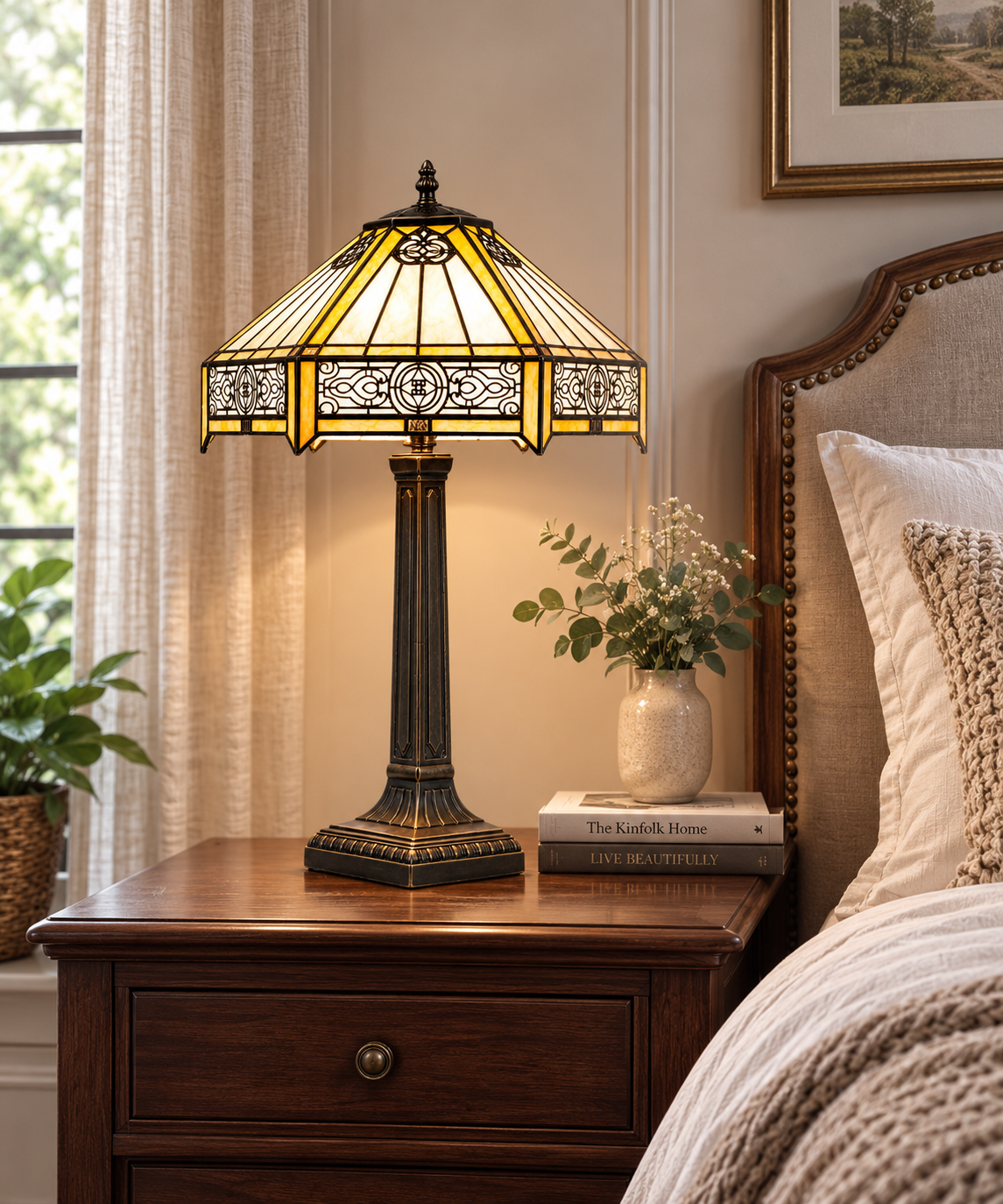 Lampe de chevet art nouveau
