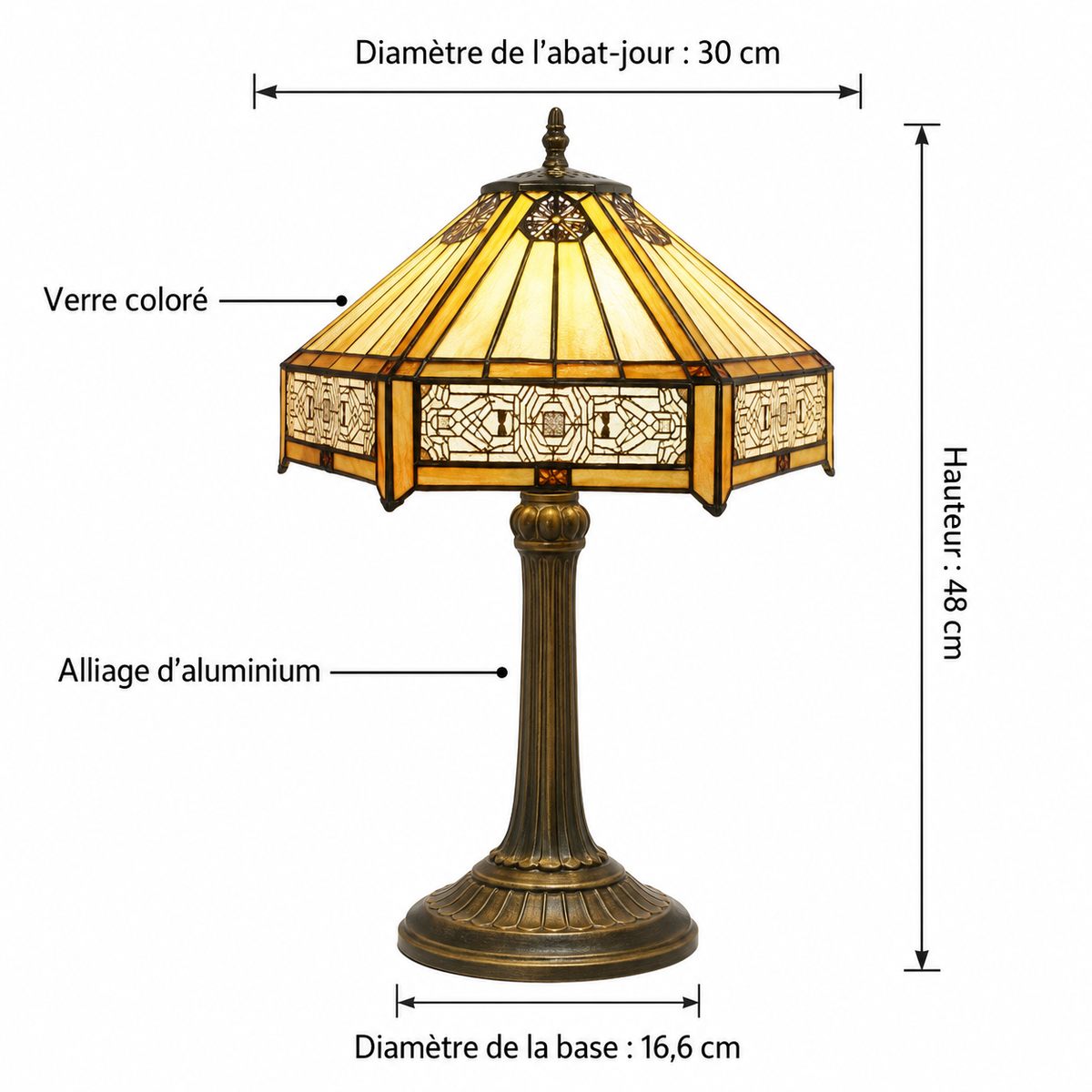 Lampe de chevet art nouveau