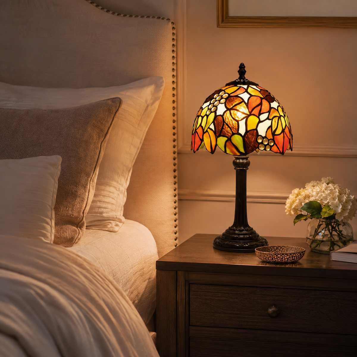 Lampe de chevet d’Automne
