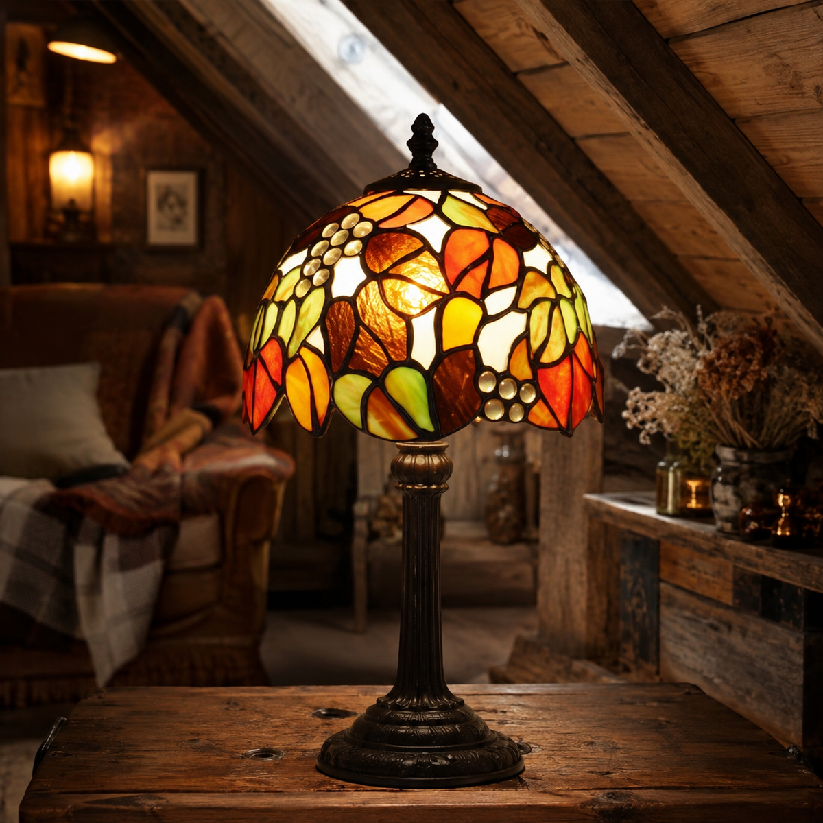 Lampe de chevet d’Automne
