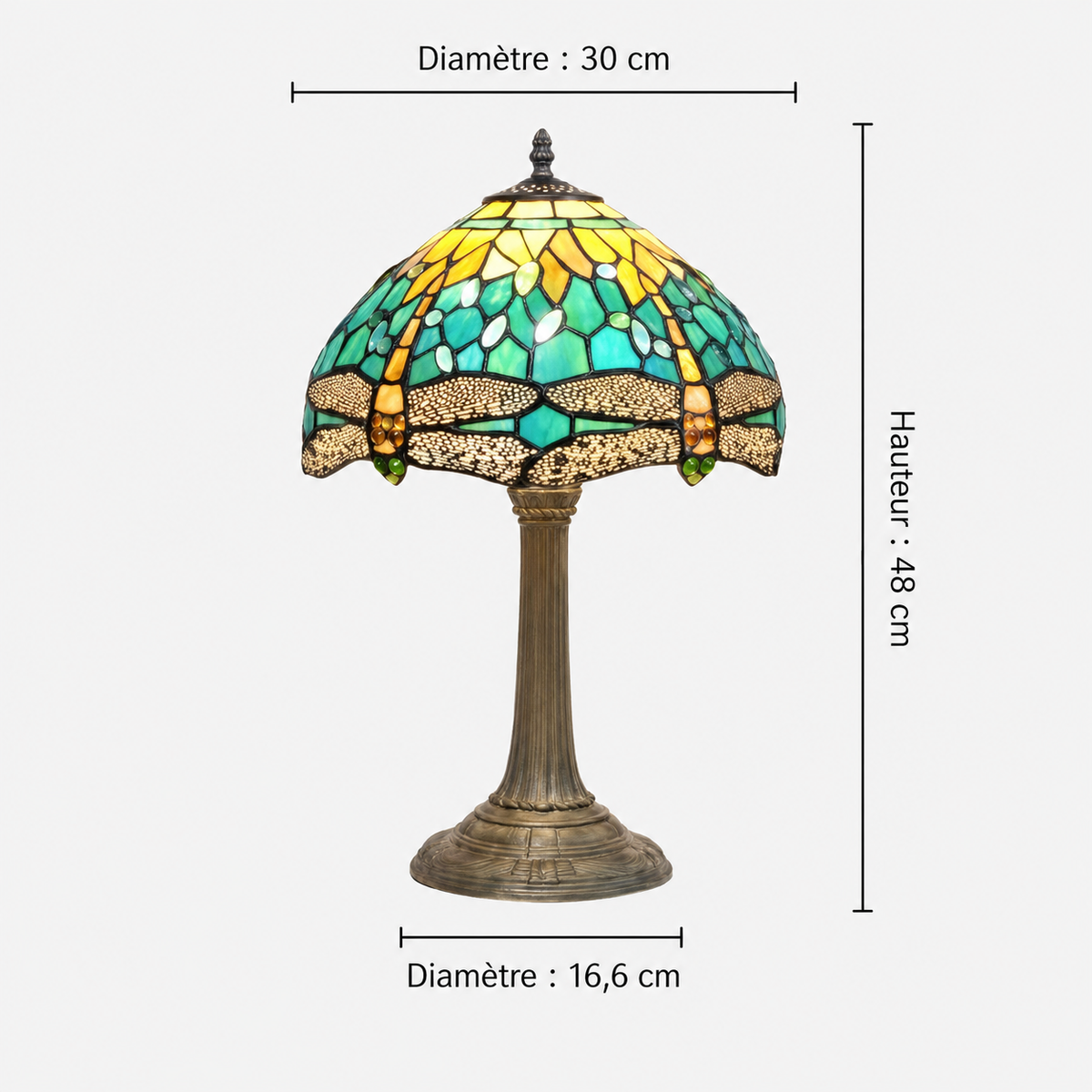 Lampe de chevet libellule star