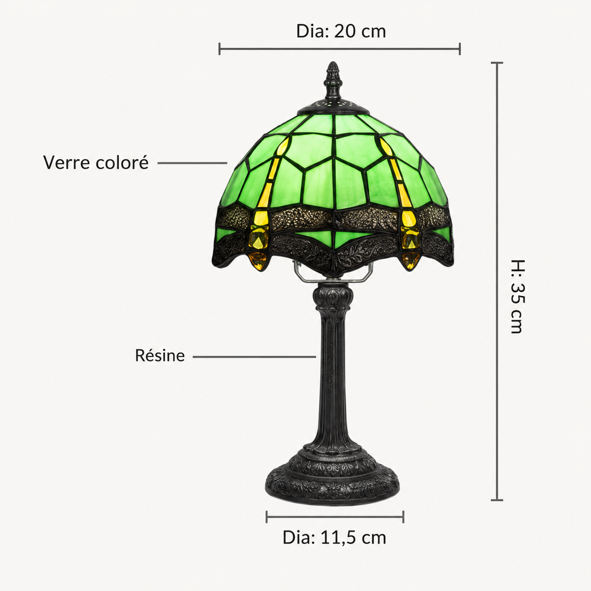 Lampe de chevet libellule