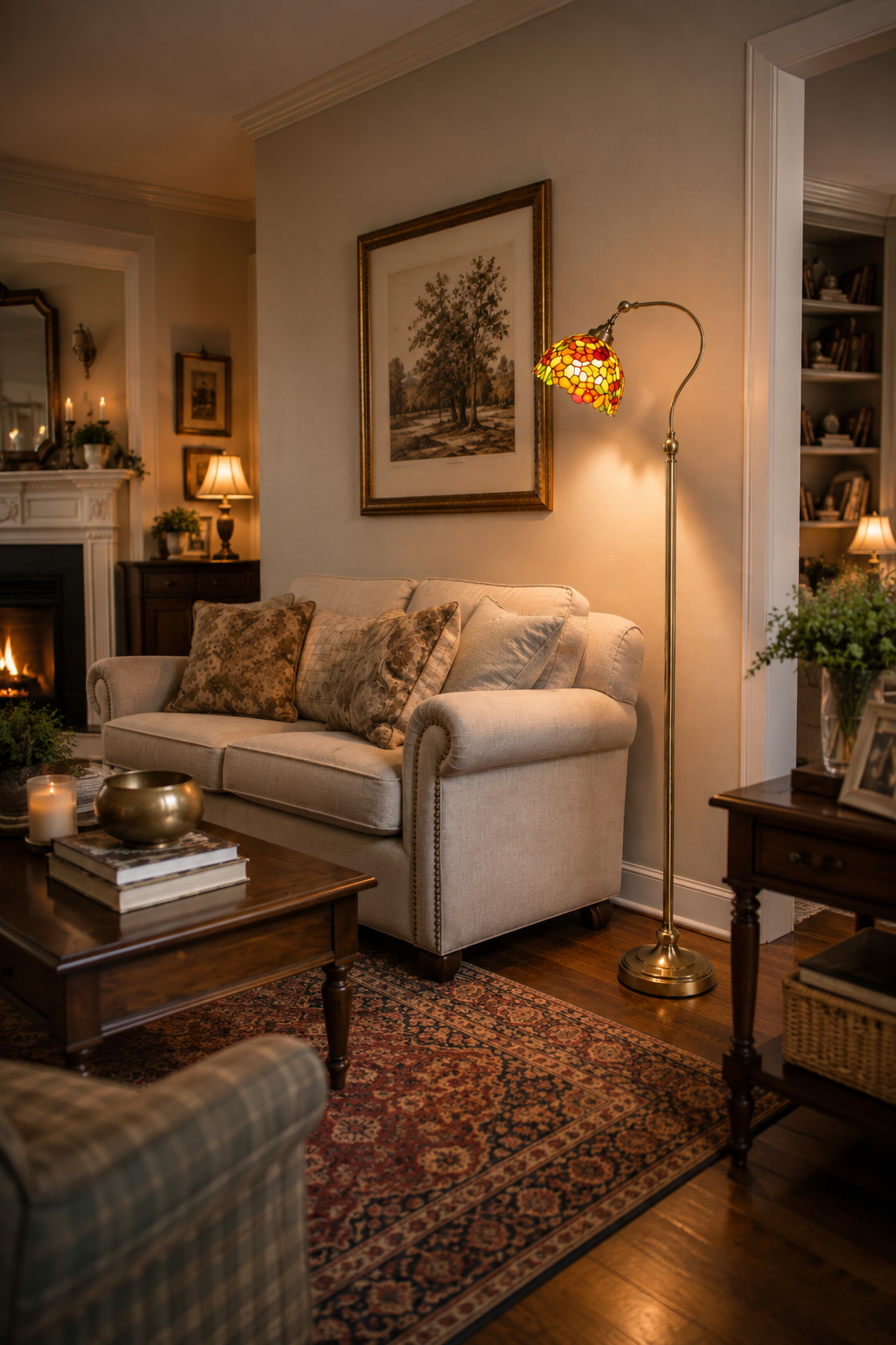Lampe sur pied d'Automne