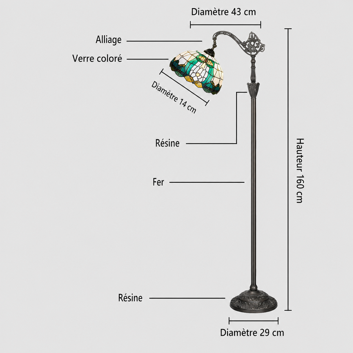 Lampe sur pied Hibou