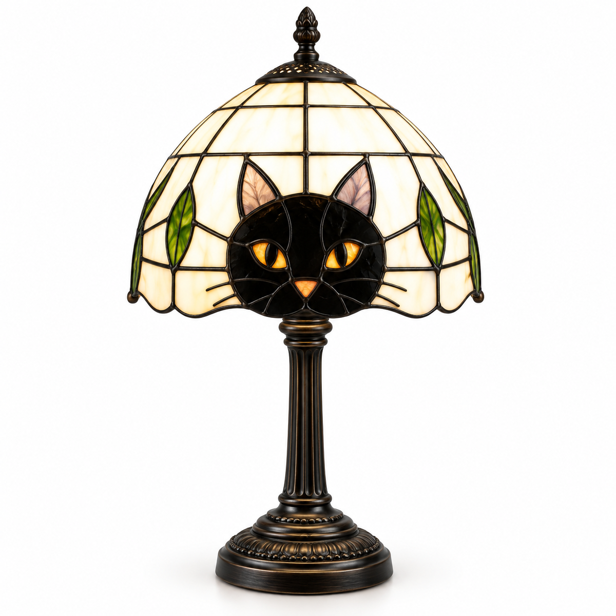 Lampe de chevet chat Noir